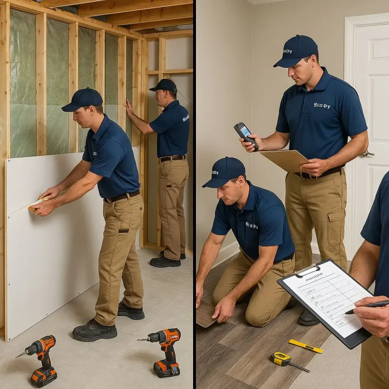 Repairs and Reconstruction process in West Hills, PA